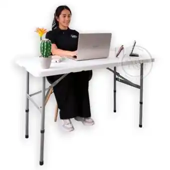 Linio Mesa de comedor plegable tipo maletin marca induhogar 122 x 61 x 73 oferta