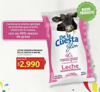 Ara LECHE SEMIDESCREMADA DE LA CUESTA X 900 ML. oferta