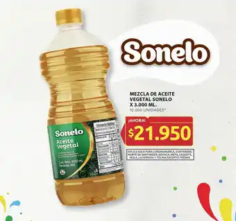 Ara MEZCLA DE ACEITE VEGETAL SONELO X 3.000 ML. oferta