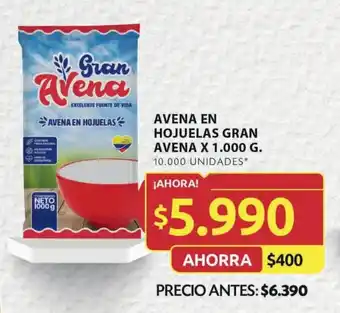 Ara AVENA EN HOJUELAS GRAN AVENA X 1.000 G. oferta