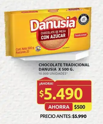 Ara CHOCOLATE TRADICIONAL DANUSIA X 500 G. oferta