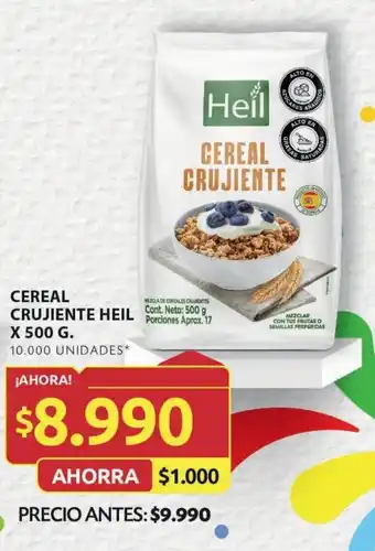 Ara CEREAL CRUJIENTE HEIL X 500 G. oferta