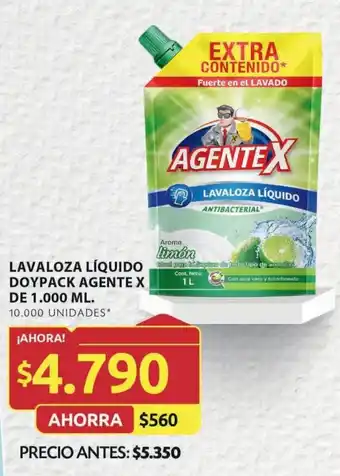 Ara LAVALOZA LÍQUIDO DOYPACK AGENTE X DE 1.000 ML. oferta