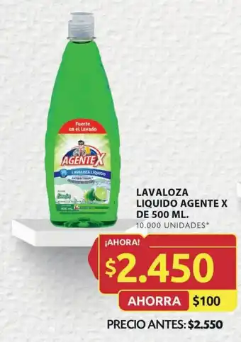 Ara LAVALOZA LÍQUIDO AGENTEX DE 500 ML. oferta
