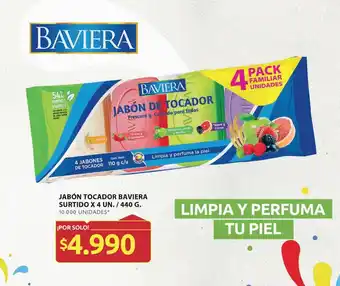 Ara JABÓN TOCADOR BAVIERA SURTIDO X 4 UN. / 440 G. oferta