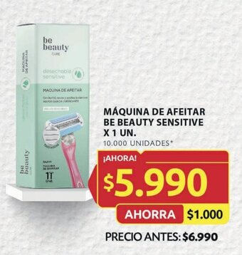 Ara MÁQUINA DE AFEITAR BE BEAUTY SENSITIVE X 1 UN. oferta