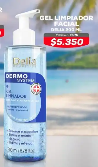 Tiendas D1 GEL LIMPIADO FACIAL DELIA 200 ML oferta
