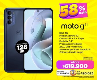 Alkomprar moto g4¹ 128gb oferta