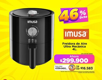 Alkomprar imusa Freidora de Aire Ultra Mecánica 4L oferta