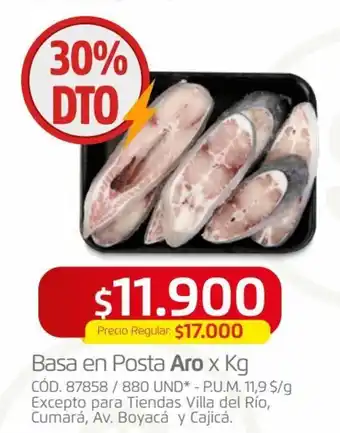 Makro Basa en Posta Aro x kg oferta