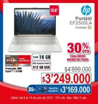 Ktronix hp Portátil EF2500LA oferta