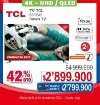 Ktronix TCL Smart TV 65C645 oferta