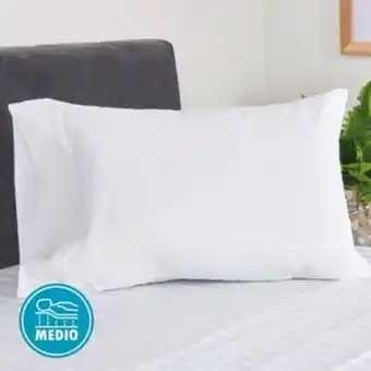 Almohada más funda 230 hilos unicolor blanco