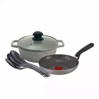Home Sentry Sartén imusa 20cm + caldero + utensilios setx4 oferta