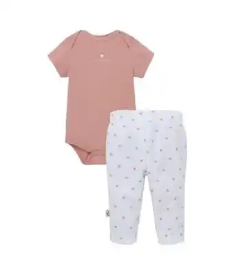 Offcorss Pijama de body manga corta y pantalón de sudadera para recién nacida niña oferta
