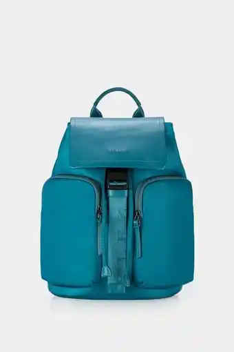 Vélez Morral ibiza de cuero y lona en nylon reciclado para mujer cierre con chapa y cordón oferta