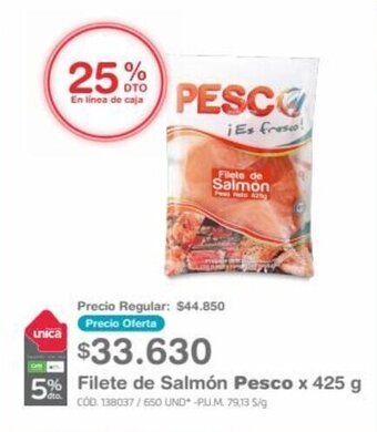 Makro Filete de Salmón Pesco x 425 g oferta