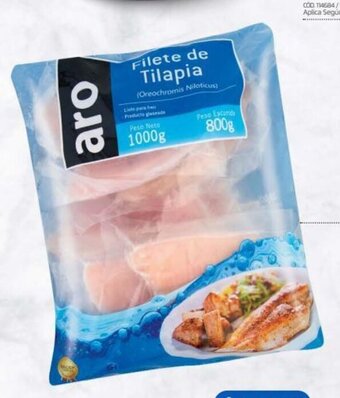 Makro Filete de Tilapia Aro 5-7 x 800 g oferta