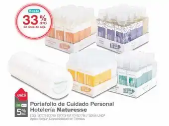 Makro Portafolio de Cuidado Personal Hotelería Naturesse oferta