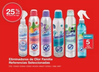 Makro Eliminadores de Olor Familia Referencias Seleccionadas oferta