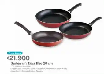 Makro Sartén sin Tapa Ilko 20 cm oferta