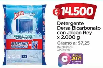 Surtimax Detergente Dersa Bicarbonato con Jabon Rey x 2.000 g oferta