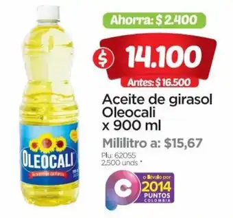 Surtimax Aceite de girasol Oleocali x 900 ml oferta