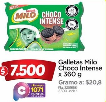 Surtimax Galletas Milo Choco Intense x 360 g oferta