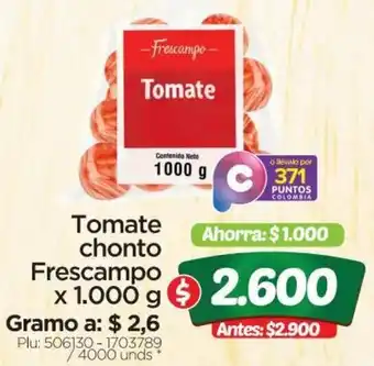 Surtimax Tomate chonto Frescampo X 1000G oferta