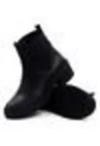 Botín cuero negro villabonr vsh-5332