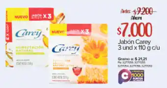Super Inter Jabón Carey 3 und x 110 g oferta