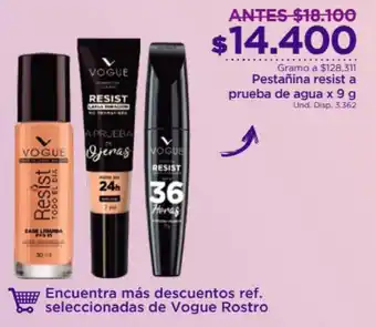 FarmaTodo Pestañina Resist a Prueba de Agua x 9g oferta