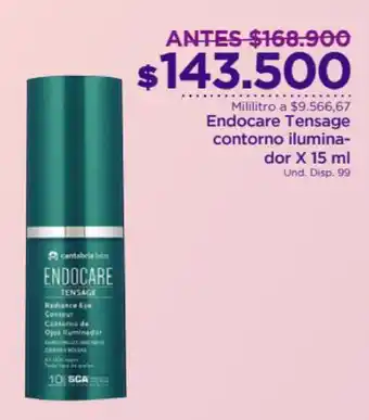 FarmaTodo Endocare Tensage Contorno Iluminador x 15ml oferta