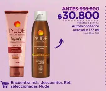 FarmaTodo Autobronceador Aerosol x 177ml oferta