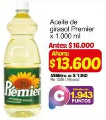 Surtimax Aceite de girasol Premier 1000ml oferta