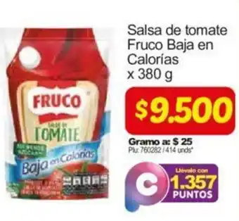 Surtimax Salsa de Tomate Fruco Baja en Calorías 380g oferta