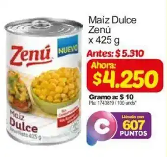 Surtimax Maíz Dulce Zenú 425g oferta