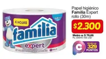 Surtimax Papel Higiénico Familia Expert rollo (30cm) oferta