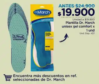FarmaTodo Plantilla Dr. March Unisex Gel Comfort x 1 und oferta