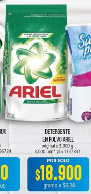 Colsubsidio Detergente Enpolvo Ariel Original x 3.000g oferta