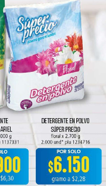 Colsubsidio Detergente en Polvo Súper Precio Floral x 2.700g oferta