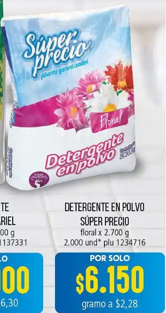 Colsubsidio Detergente en Polvo Súper Precio Floral x 2.700g oferta
