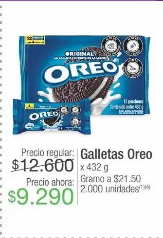 Jumbo Galletas oreo x 432 g oferta