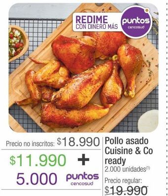 Jumbo Pollo asado cuisine & co ready oferta