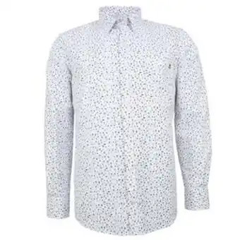 VO5 Camisa manga larga silueta regular color blanco cml 04823 oferta