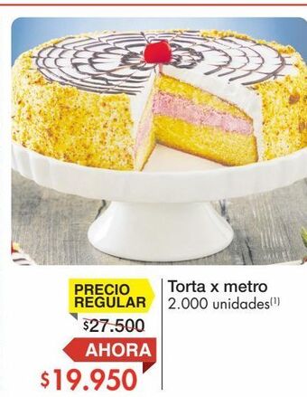 Metro Torta x metro oferta