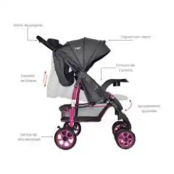 Falabella Coche bebe happy baby klaus rosa oferta