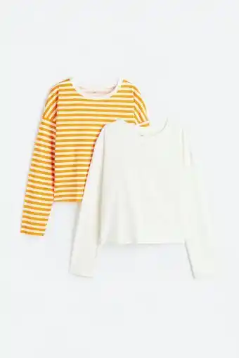 H&M Pack de 2 camisetas en punto de algodón oferta