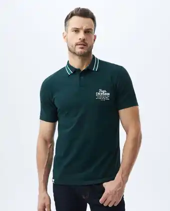 Chevignon Camiseta de hombre tipo polo, slim fit manga corta - togs bolsillo oferta