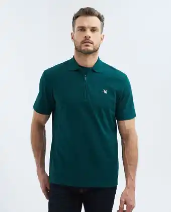 Chevignon Camiseta de hombre tipo polo, classic fit manga corta - perilla con cierre oferta